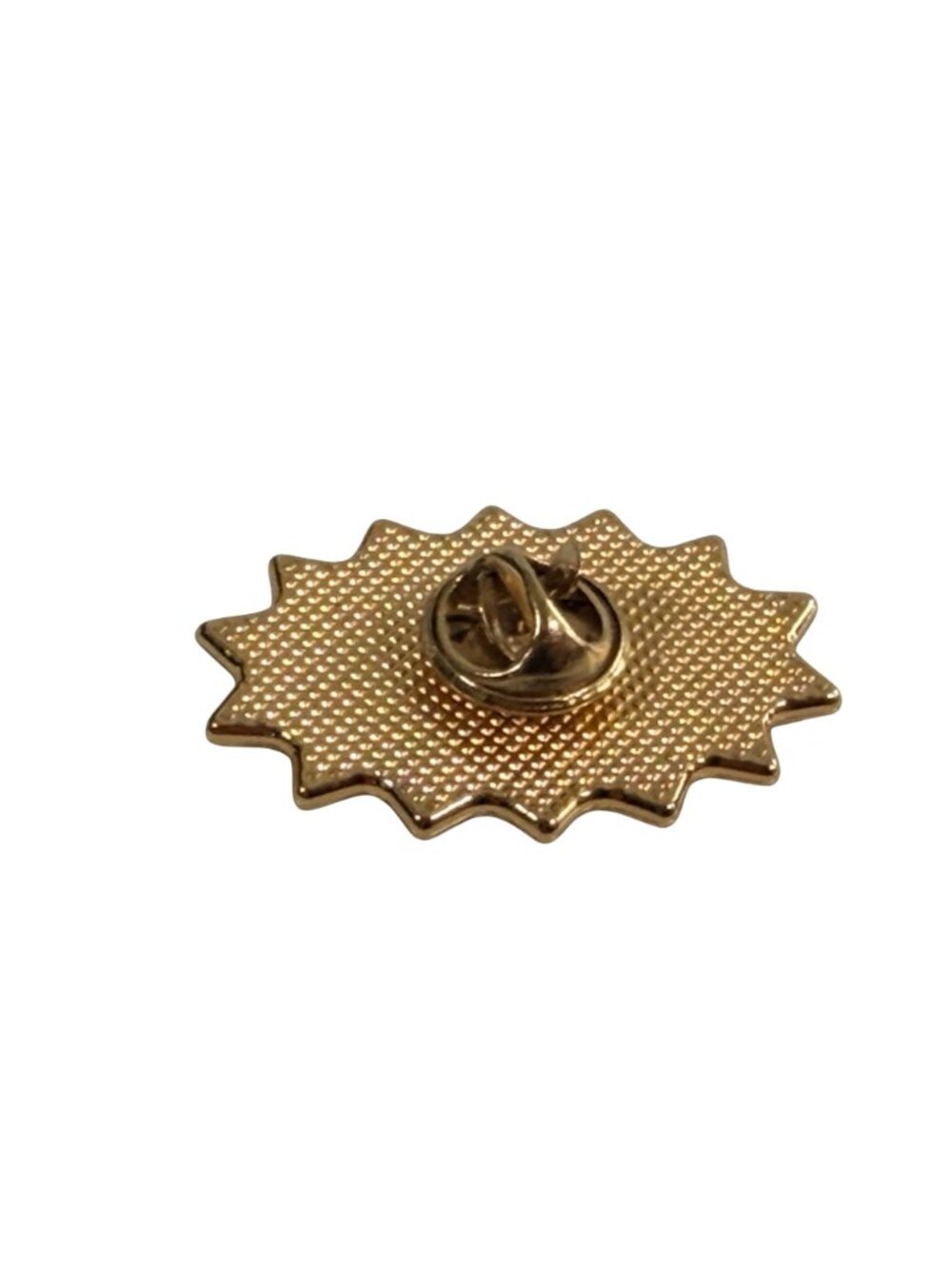Vintage Nike MOOD Color Changing Running Gold Tone Sunburst Lapel Pin on Card - Picture 4 of 5